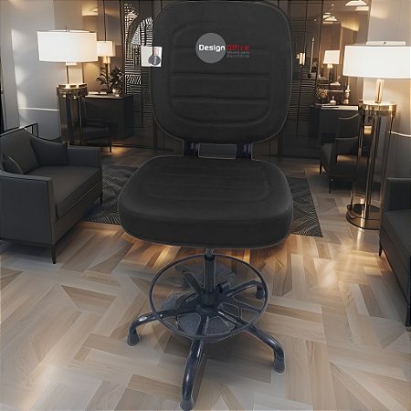 Cadeira Caixa Alta que Suporta até 250kg para Porteiros e Obesos, ideal para Portaria de Prédios e Condomínios