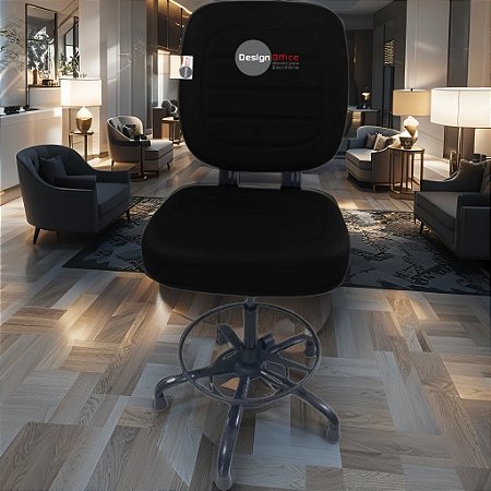 Cadeira Caixa Alta que Suporta até 250kg para Porteiros e Obesos, ideal para Portaria de Prédios e Condomínios