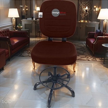 Cadeira Caixa Alta que Suporta até 250kg para Porteiros e Obesos, ideal para Portaria de Prédios e Condomínios