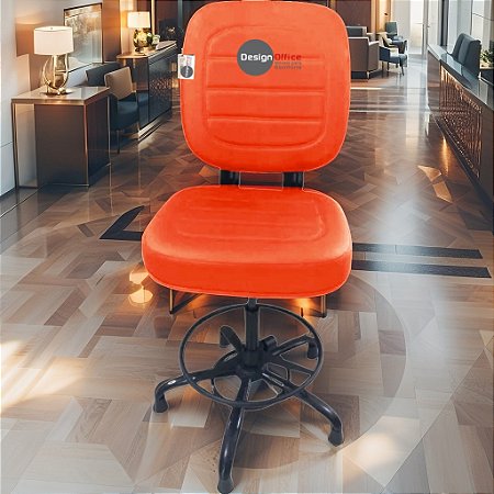 Cadeira Caixa Alta que Suporta até 250kg para Porteiros e Obesos, ideal para Portaria de Prédios e Condomínios