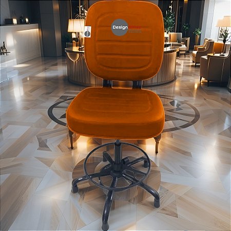 Cadeira Caixa Alta que Suporta até 250kg para Porteiros e Obesos, ideal para Portaria de Prédios e Condomínios