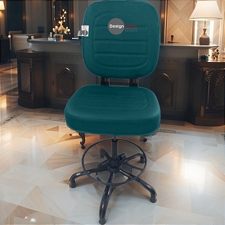 Cadeira Caixa Alta que Suporta até 250kg para Porteiros e Obesos, ideal para Portaria de Prédios e Condomínios