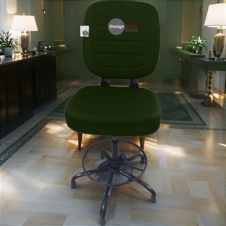 Cadeira Caixa Alta que Suporta até 250kg para Porteiros e Obesos, ideal para Portaria de Prédios e Condomínios