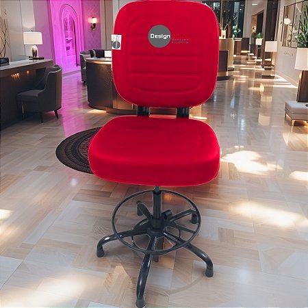 Cadeira Caixa Alta que Suporta até 250kg para Porteiros e Obesos, ideal para Portaria de Prédios e Condomínios