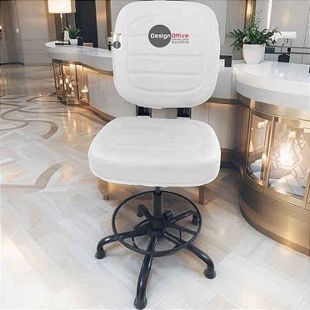 Cadeira Caixa Alta que Suporta até 250kg para Porteiros e Obesos, ideal para Portaria de Prédios e Condomínios