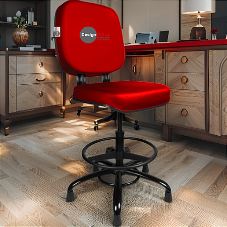 Cadeira Caixa Alta que Suporta até 250kg para Porteiros e Obesos, ideal para Portaria de Prédios e Condomínios