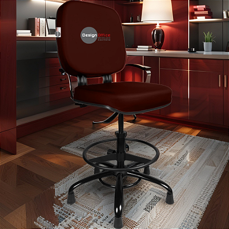 Cadeira Caixa Alta que Suporta até 250kg para Porteiros e Obesos, ideal para Portaria de Prédios e Condomínios