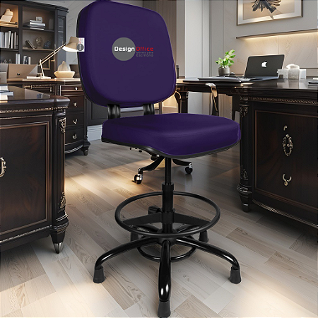 Cadeira Caixa Alta que Suporta até 250kg para Porteiros e Obesos, ideal para Portaria de Prédios e Condomínios