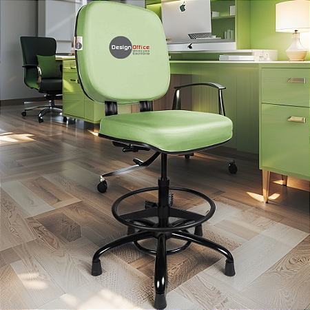 Cadeira Caixa Alta que Suporta até 250kg para Porteiros e Obesos, ideal para Portaria de Prédios e Condomínios