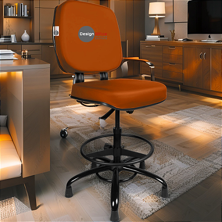 Cadeira Caixa Alta que Suporta até 250kg para Porteiros e Obesos, ideal para Portaria de Prédios e Condomínios