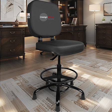 Cadeira Caixa Alta que Suporta até 250kg para Porteiros e Obesos, ideal para Portaria de Prédios e Condomínios