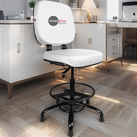 Cadeira Caixa Alta que Suporta até 250kg para Porteiros e Obesos, ideal para Portaria de Prédios e Condomínios