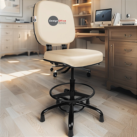 Cadeira Caixa Alta que Suporta até 250kg para Porteiros e Obesos, ideal para Portaria de Prédios e Condomínios