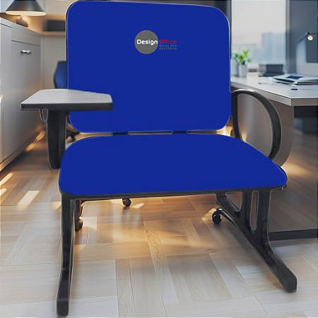 Cadeira Escolar Super Reforçada que Suporta até 300kg para Obesos, ideal para Escolas e Faculdades - Azul Royal