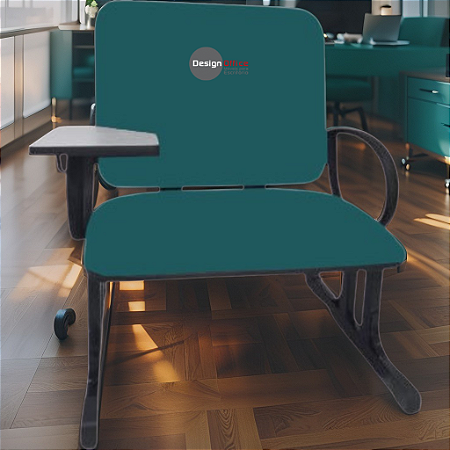 Cadeira Escolar Super Reforçada que Suporta até 300kg para Obesos, ideal para Escolas e Faculdades - Verde