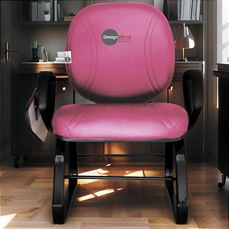 Cadeira Escolar Super Reforçada que Suporta até 300kg para Obesos, ideal para Escolas e Faculdades - Linha Fat - Rosa Pink