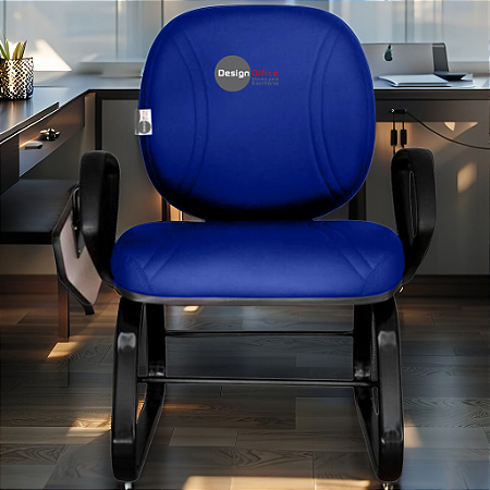 Cadeira Escolar Super Reforçada que Suporta até 300kg para Obesos, ideal para Escolas e Faculdades - Linha Fat - Azul Royal