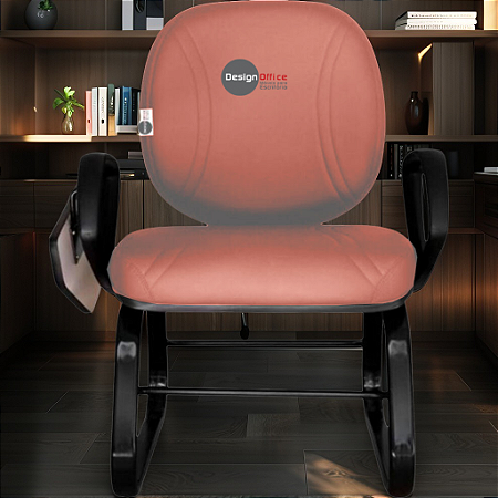 Cadeira Escolar Super Reforçada que Suporta até 300kg para Obesos, ideal para Escolas e Faculdades - Linha Fat - Vermelho Telha