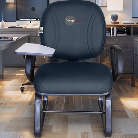 Cadeira Escolar Super Reforçada que Suporta até 300kg para Obesos, ideal para Escolas e Faculdades - Linha Fat - Azul Marinho