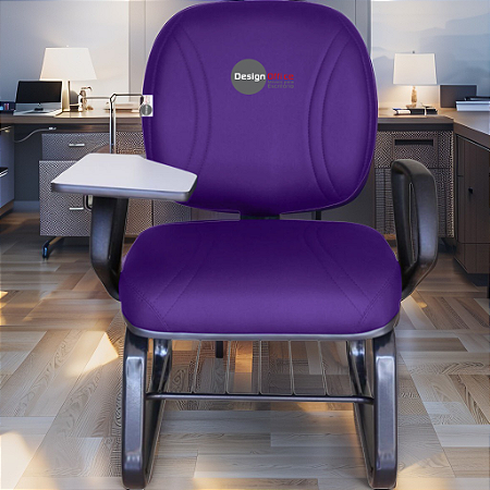 Cadeira Escolar Super Reforçada que Suporta até 300kg para Obesos, ideal para Escolas e Faculdades - Linha Fat - Roxo