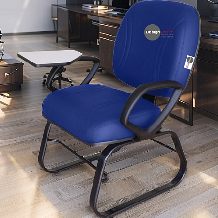 Cadeira Escolar Super Reforçada que Suporta até 300kg para Obesos, ideal para Escolas e Faculdades - Linha Fat - Azul Royal