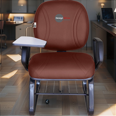 Cadeira Escolar Super Reforçada que Suporta até 300kg para Obesos, ideal para Escolas e Faculdades - Linha Fat - Vermelho Vinho