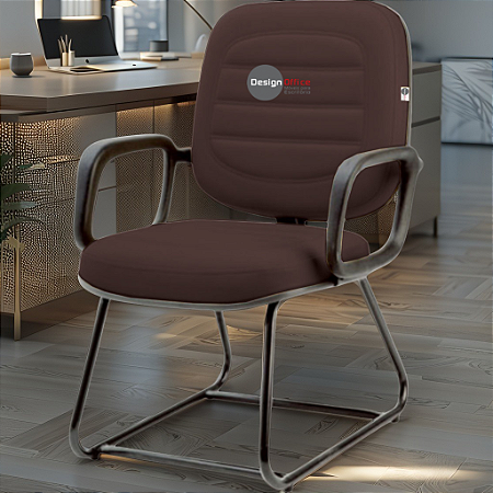 Cadeira para Obesos que Suporta até 200kg Super Reforçada, ideal para Porteiros, Portaria de Condomínios, Escolas, Faculdades e Escritórios - Vermelho Vinho