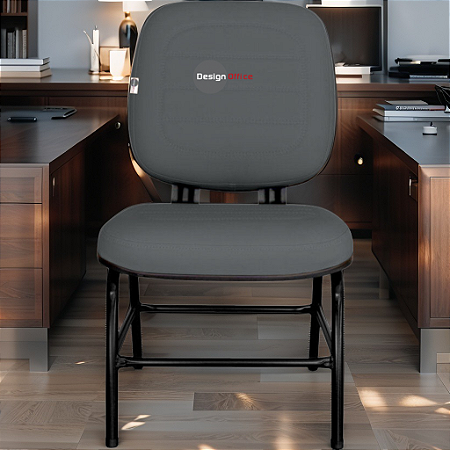 Cadeira para Obesos que Suporta até 200kg Super Reforçada, ideal para Porteiros, Portaria de Condomínios, Escolas, Faculdades e Escritórios - Marrom Café