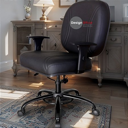 Cadeira que Suporta até 250kg Giratória para Obesos e Porteiros, ideal para Escritório e Portaria de Prédios e Condomínios