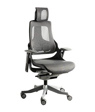 Cadeira Presidente com apoio de cabeça  Linha Eagle Preto