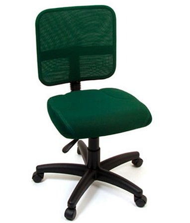 Cadeira Secretária com Back system Linha Tela Mesh Verde