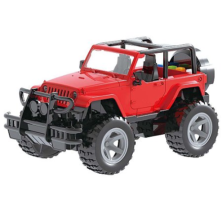 Carrinho Off Road Trail Vermelho 1:16