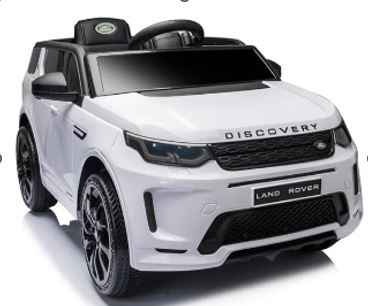 CARRO ELETRICO LAND ROVER BRANCO COM CONTROLE REMOTO 12V 4.5AH