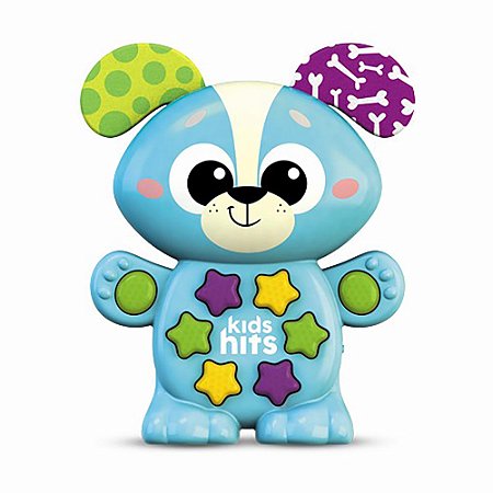 CACHORRINHO MUSICAL AZUL