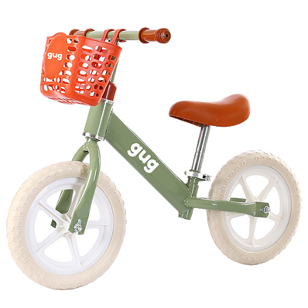 BICICLETA DE EQUILIBRIO BALANCE SEM PEDAL VERDE 30 cm GUG