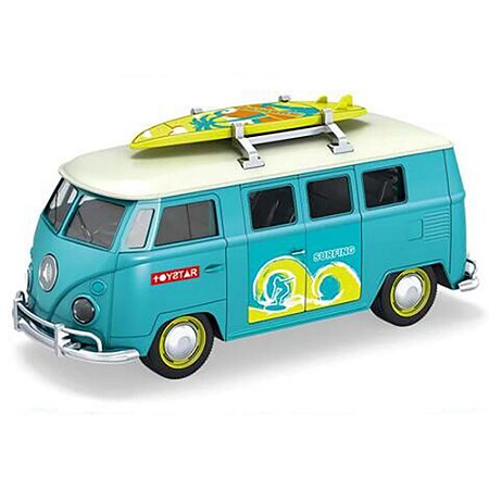 VAN DE SURF FRICÇÃO COM LUZ E SOM 1:14 SHINY TOYS