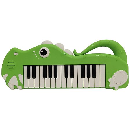 TECLADO ELETRONICO  INTERATIVO 25 TECLAS COM LUZ E MUSICA GUG SHINY TOYS