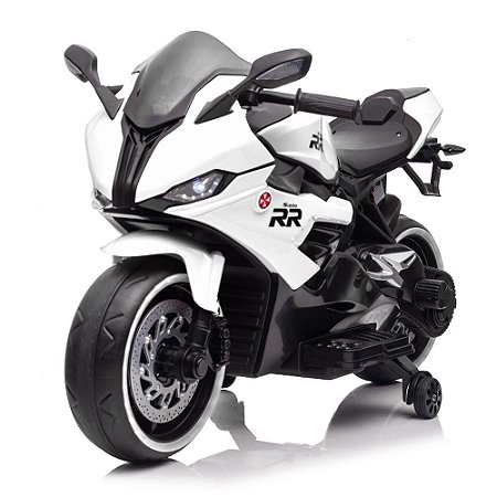 MOTOCICLETA ELETRICA SPEED BRANCA 12V4.5