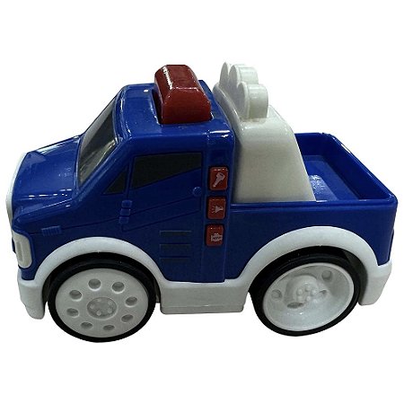 CARRINHOS DA SAUDE AZUL COM LUZ E SOM PUBLIC HEROES BABY SHINY TOYS