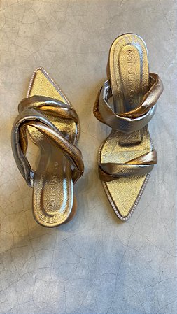 Sandália Raissa Trindade  - bronze e prata velho