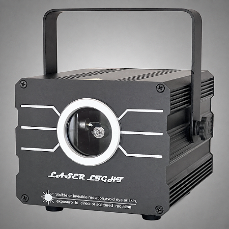 Laser Colorido Projetor Holografico Rgb 2w Automatico Ritmico Dmx Com App Jogo De Luz Iluminacao Profissional - 127/220v