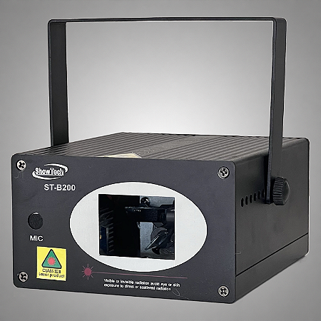 Laser Azul Projetor Holografico B200 200mw Automatico Ritmico Jogo De Luz Iluminacao Dj Profissional - 127/220v