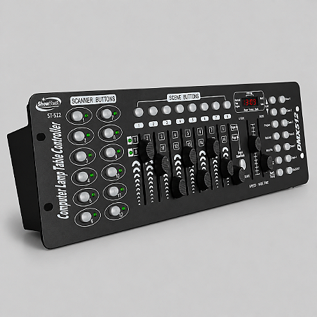 Mesa Para Iluminacao Dmx 512 Com 192 Canais Controladora De Luz de Palco Jogo Luz Iluminacao Dj Profissional - 127/220v