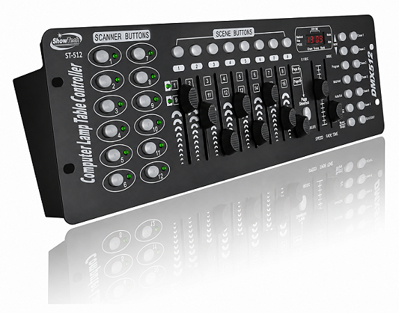 Mesa Para Iluminacao Dmx ST-512 Com 192 Canais