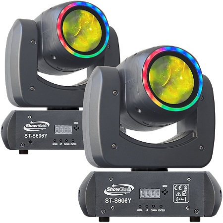Kit 2 Moving Head Beam ST-S606Y 100w Borda Led