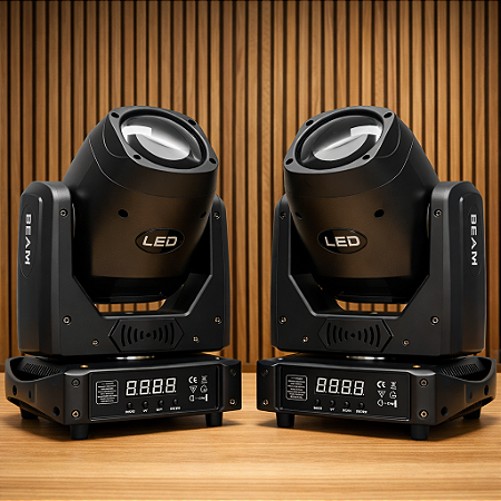 Kit 2 Moving Head Beam SOG-150W 150w Arco Iris Com Prisma