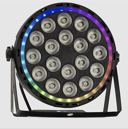 Parled ST-P004 18 Leds 18w Rgbwauv Hexaled 6IN1 Borda Led