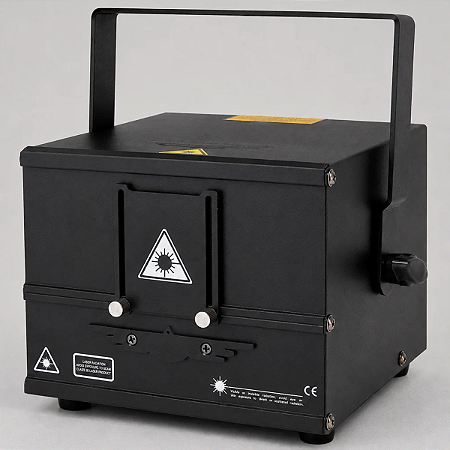 Laser Colorido Projetor Holografico Rgb 2w Automatico Ritmico Dmx Jogo De Luz Iluminacao Dj Profissional - 127/220v