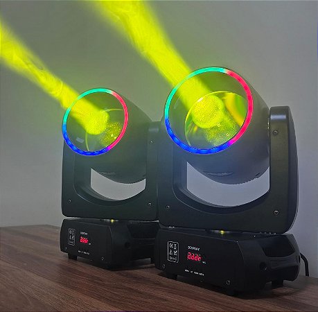 Kit 2 Moving Head Beam SOG-B200 200w Borda Led