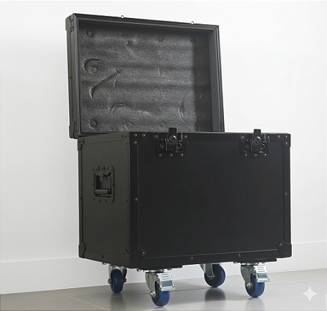 Hard Case Madeira Para Moving 230w Com Rodinhas